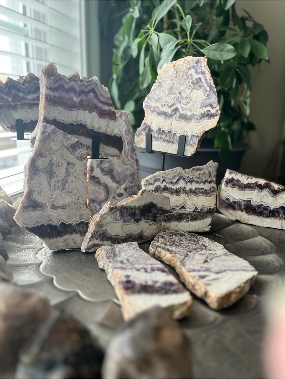 Chevron amethyst slab - Picture 3 of 12